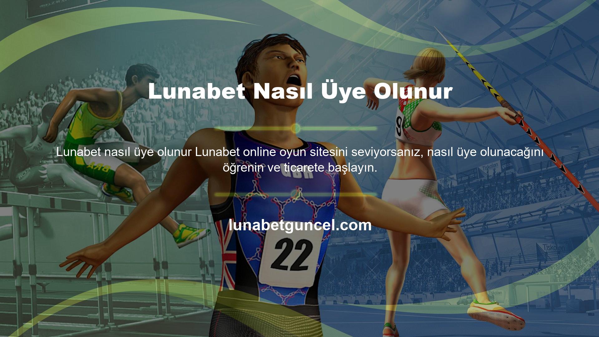 Lunabet casino sitesi Türkçe olarak mevcuttur ve 18 yaş ve üstü kişilerin üyelik başvurularını kabul etmektedir