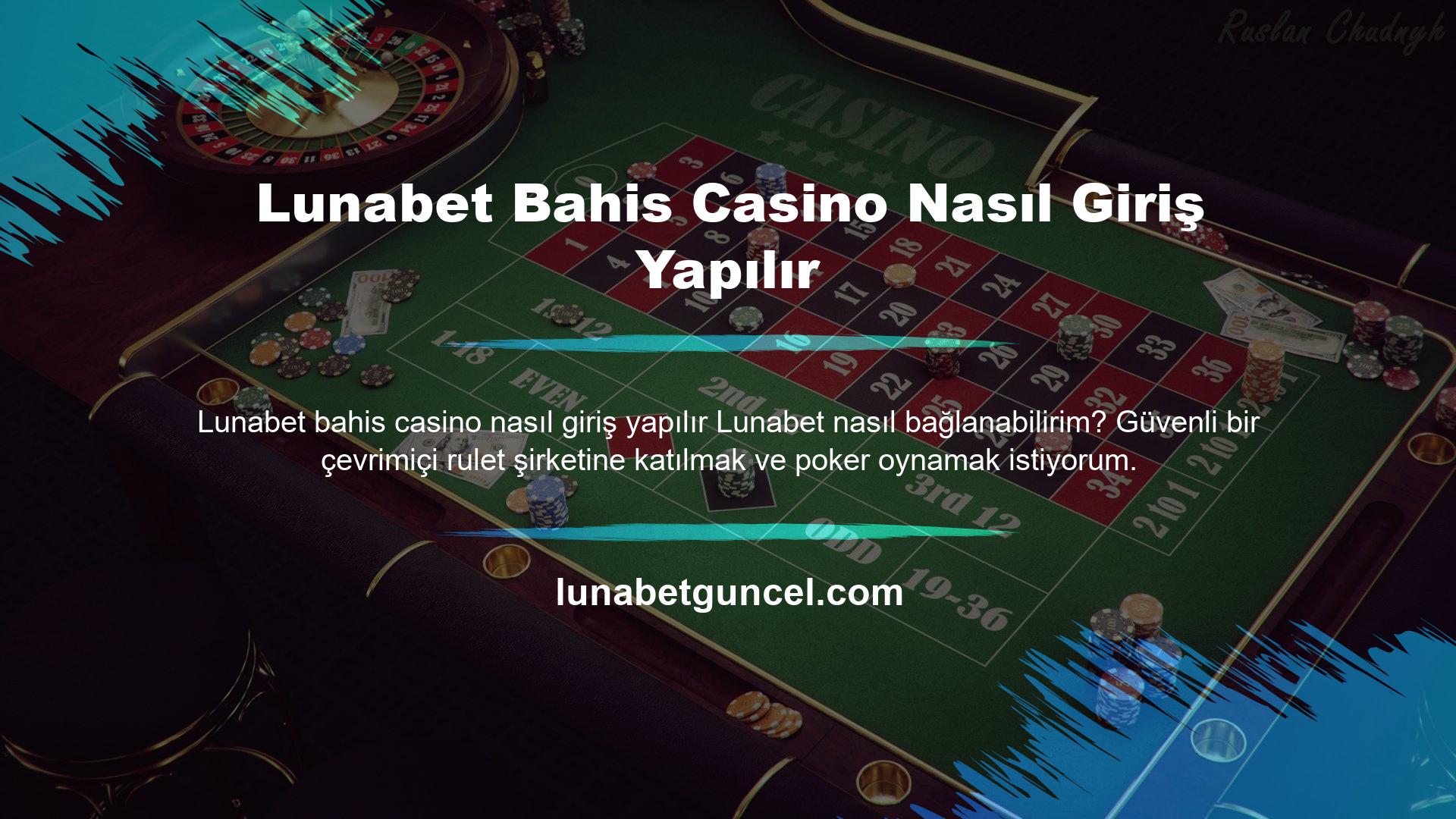 Lunabet Poker oynayarak para kazanabilirsiniz