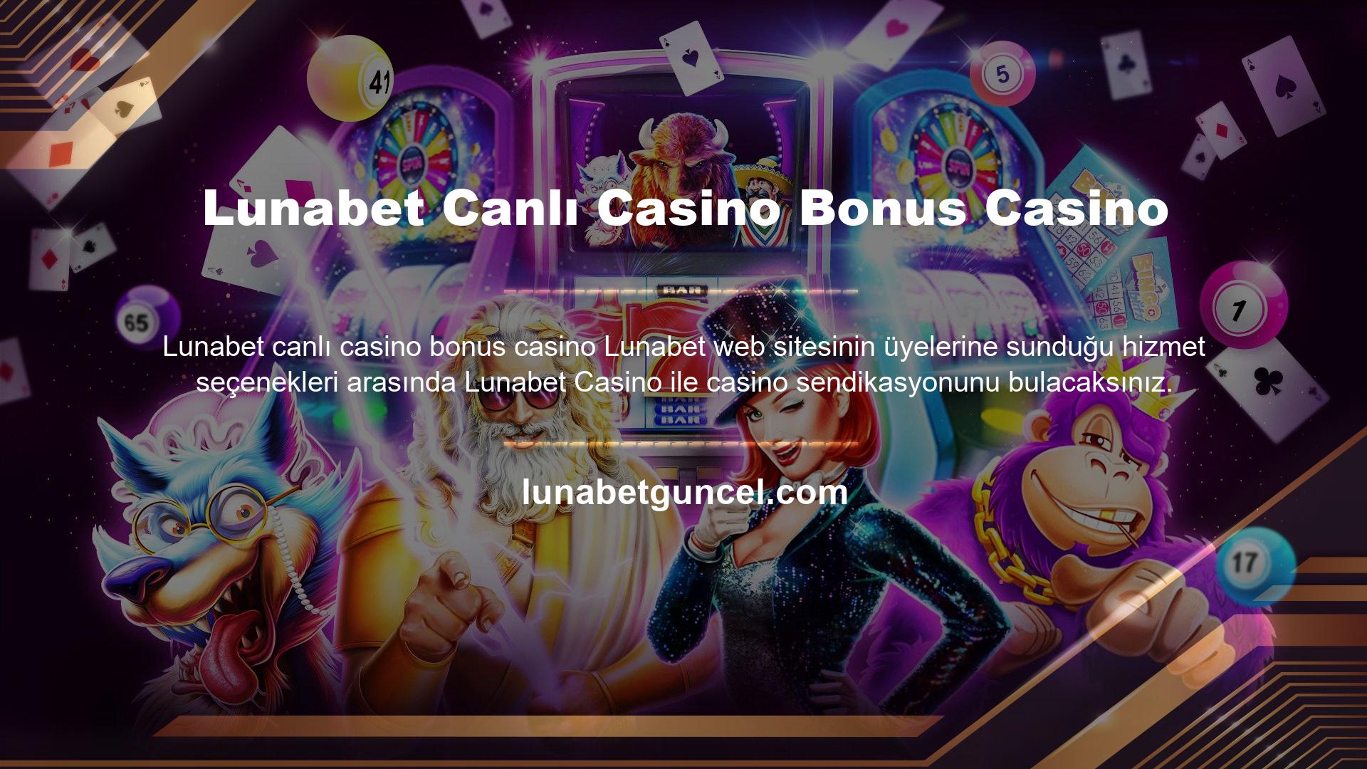 Bu web sitesinin ilginç özelliklerinden biri de casino oyunlarıyla ilgili olmasıdır